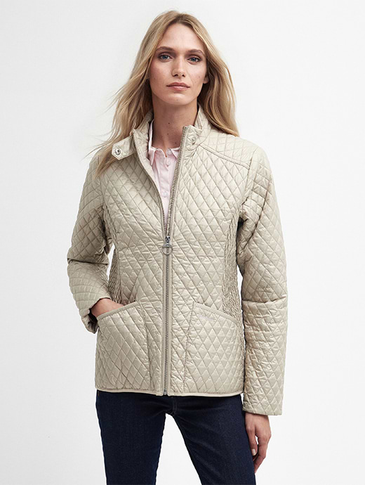 Barbour Women's Swallow Quilted Jacket Light Sand 