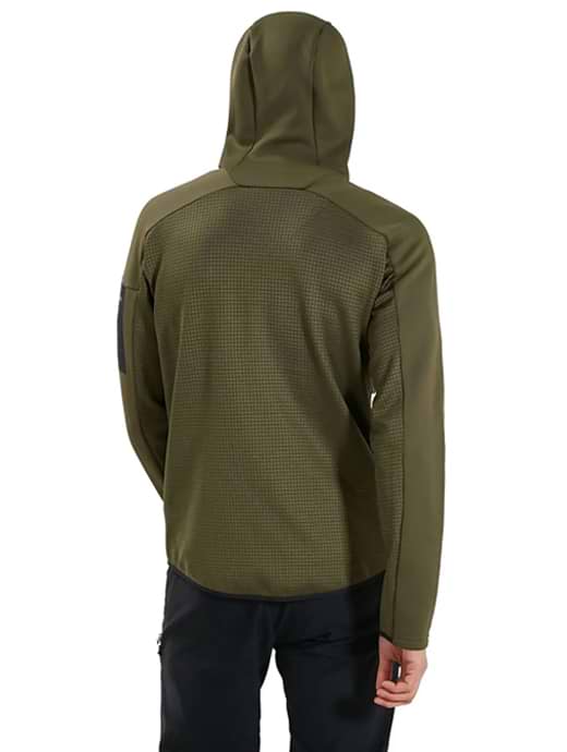 Berghaus Men's Sidley Hooded Fleece Jacket Ivy Green