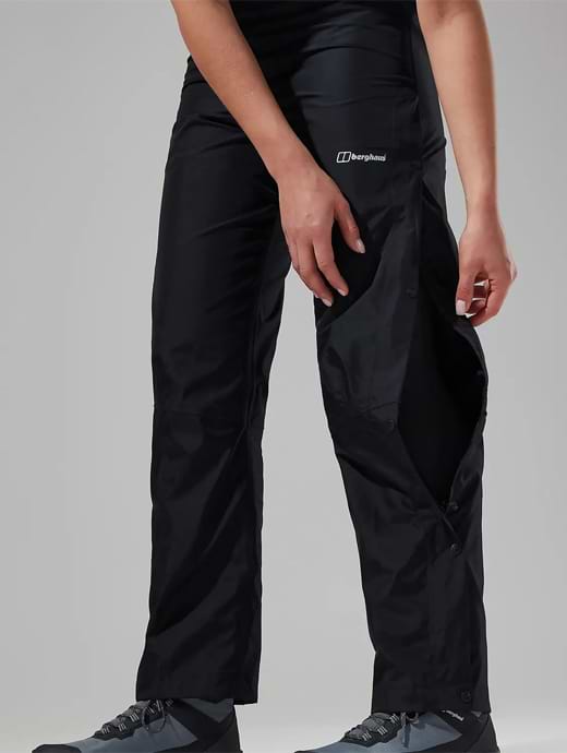 Berghaus Womens Deluge 2.0 Waterproof Trousers Black-Black 10 Short Leg
