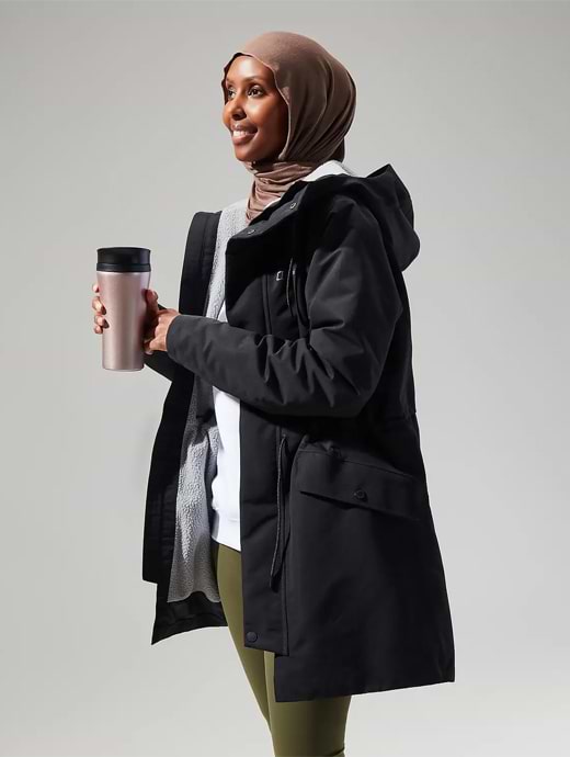 Berghaus Women's Foxghyll Hooded Parka Black/Grey