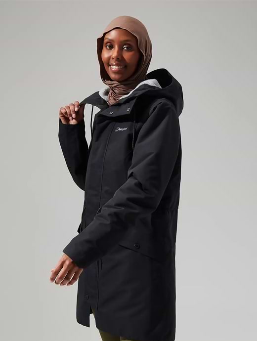 Berghaus Women's Foxghyll Hooded Parka Black/Grey