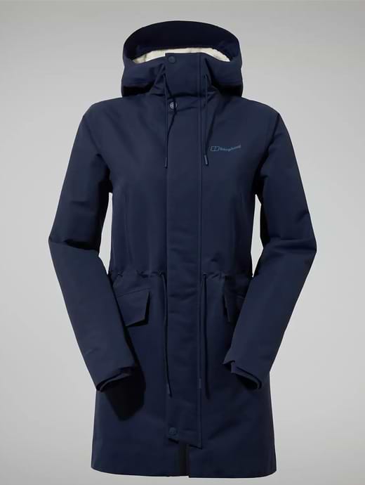 Berghaus Women's Foxghyll Hooded Parka Dark Blue/Natural