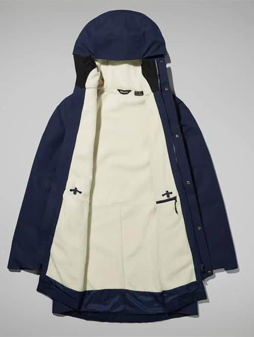 Berghaus Women's Foxghyll Hooded Parka Dark Blue/Natural