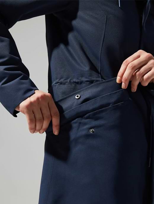 Berghaus Women's Foxghyll Hooded Parka Dark Blue/Natural