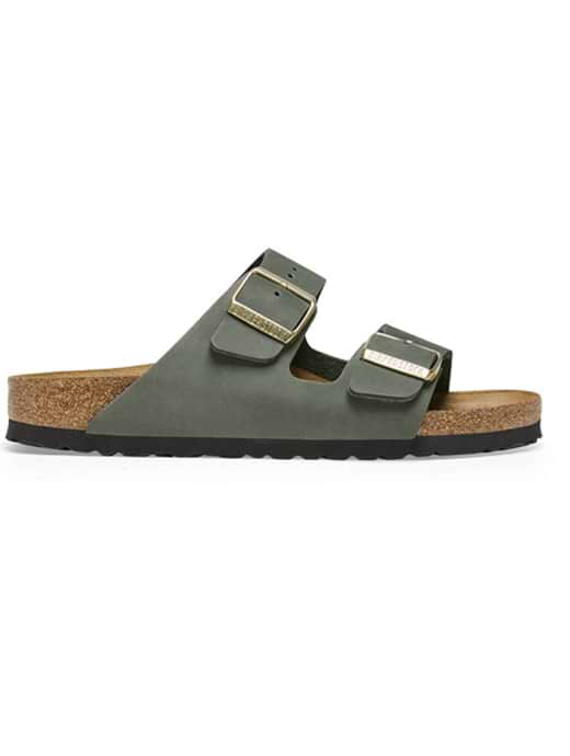 Birkenstock arizona sales green leather