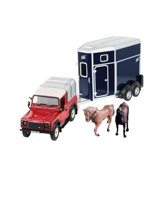 Britains Land Rover with Horse Trailer