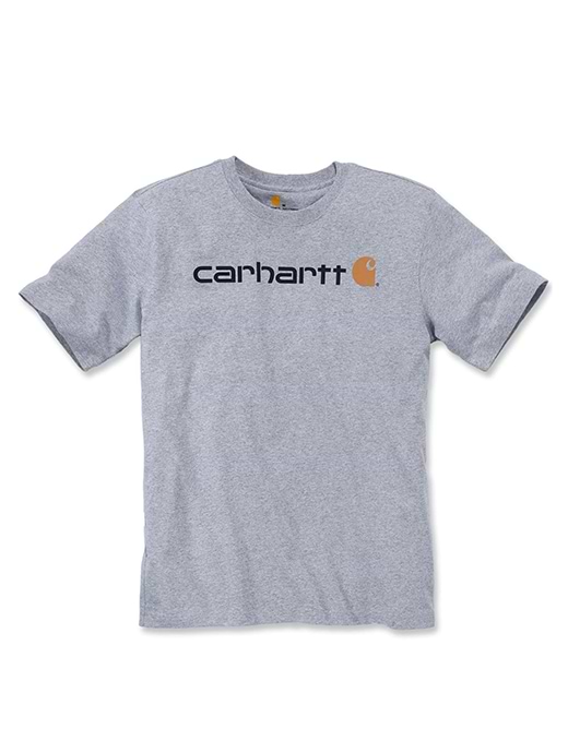 Carhartt Core Logo T-Shirt Heather Grey