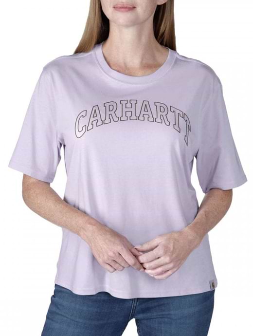 Carhartt  Loose Fit Lightweight Short-Sleeve Carhartt Graphic T-Shirt Lilac Haze