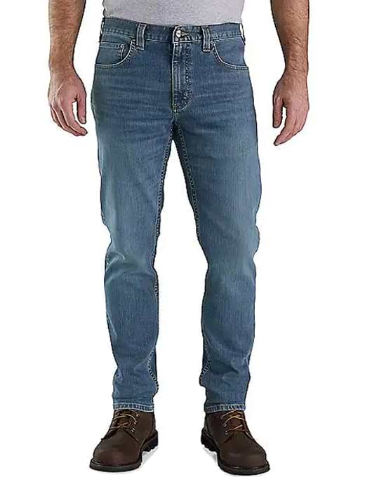 Carhartt Men's Rugged Flex Relaxed Fit Low Rise 5-Pocket Tapered Jean Arcadia