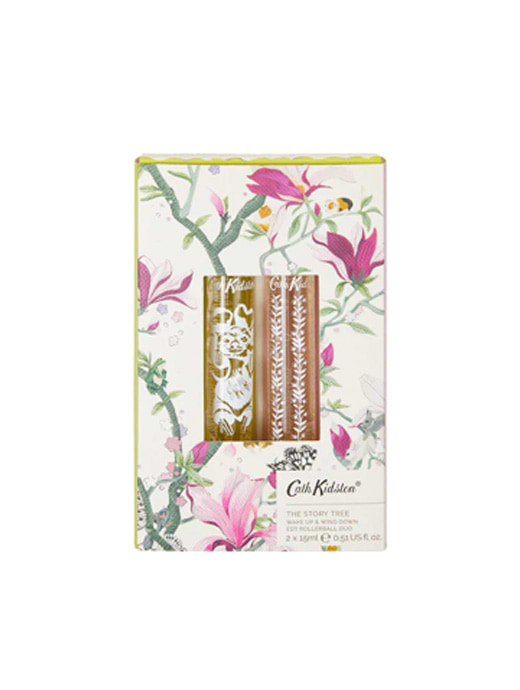 Cath Kidston The Story Tree Wake Up & Wind Down EDT Rollerball Duo (2 x 15ml in two fragrances)