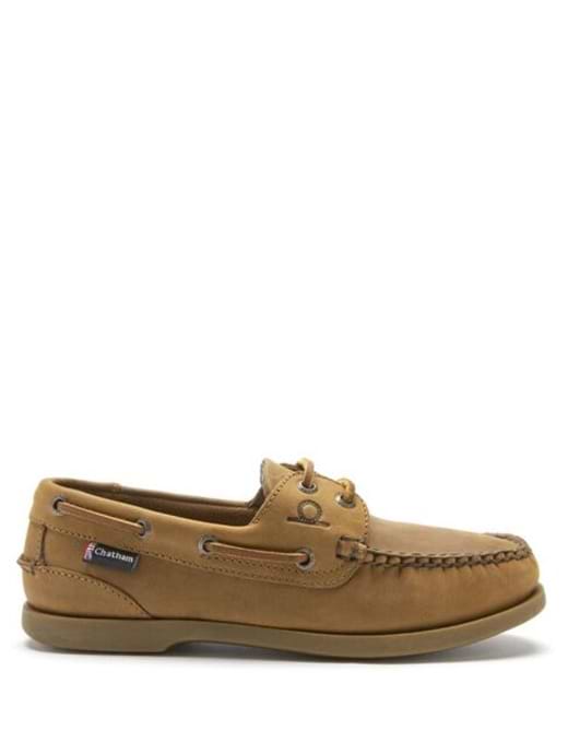 CHATHAM THE DECK LADY G2 BOAT SHOES WALNUT
