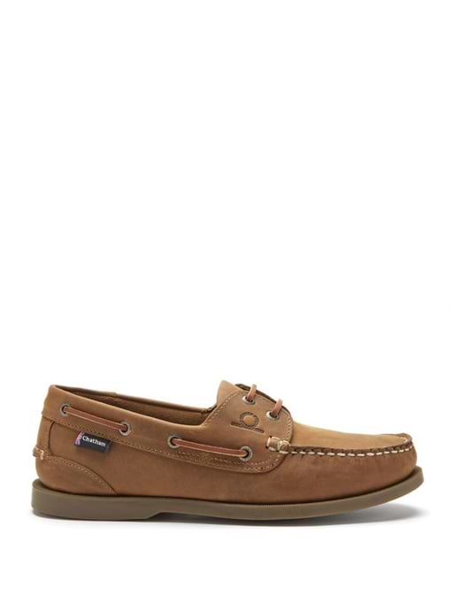 Chatham The Deck Mens G2 Boat Shoes Walnut