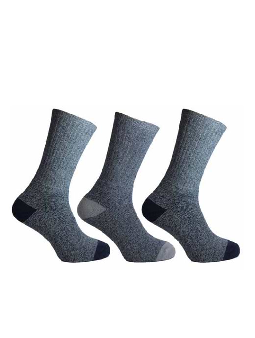 Cleversocks Men's All Terrain Socks Blue Mix -UK 6-11