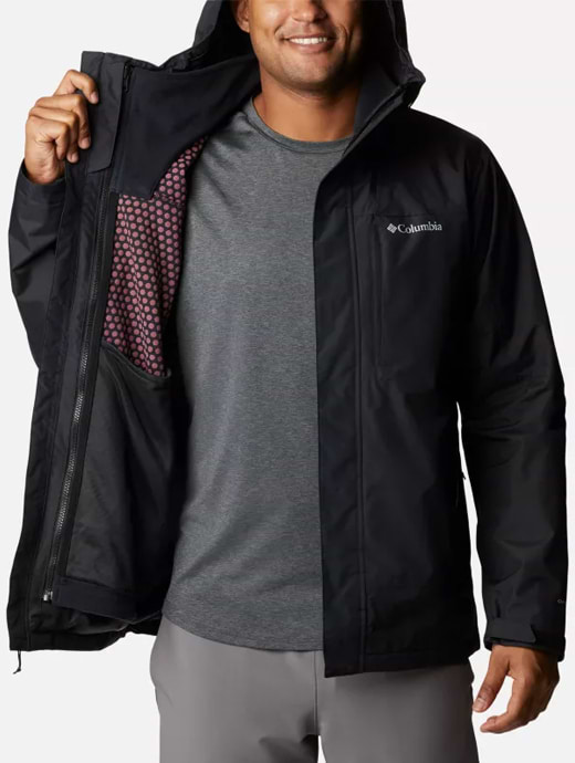 Columbia Men s Electric Peak Interchange Jacket Black