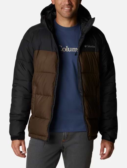 Columbia Men's Pike Lake Hooded Jacket Olive Green/Black