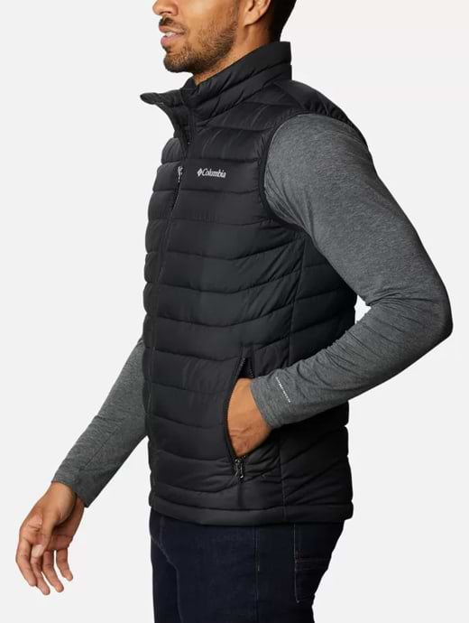 Columbia powder best sale lite vest mens