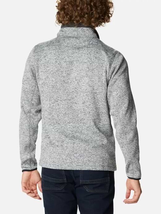 Columbia Men's Sweater Weather Half Zip Fleece City Grey Heather/Shark