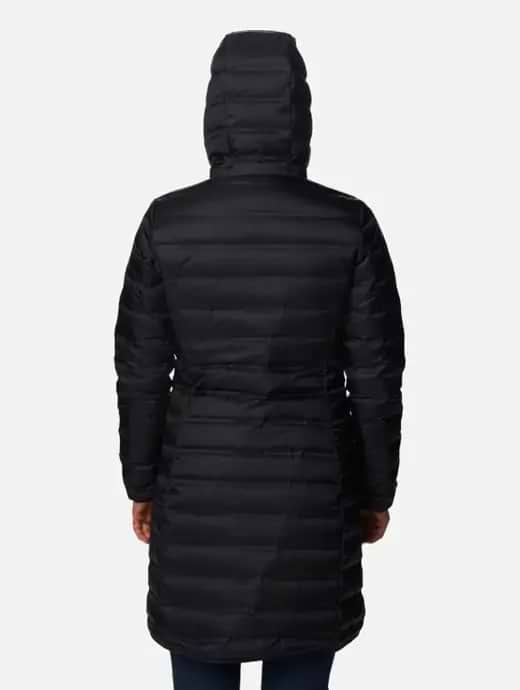 Columbia Women s Lake 22 Down Long Hooded Jacket Black