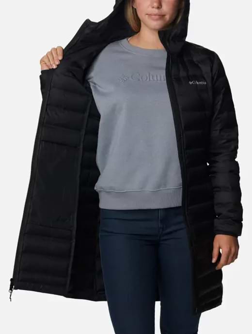 Columbia lake 22 long hooded jacket online