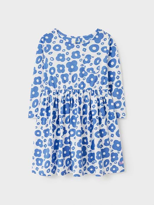 Girls long sleeve jersey dress online