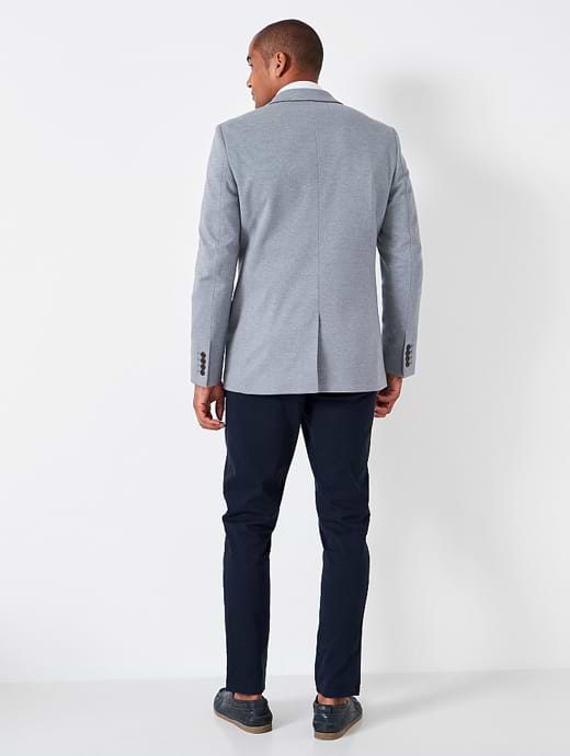 Crew Clothing Men s Birdseye Jersey Blazer Light Blue