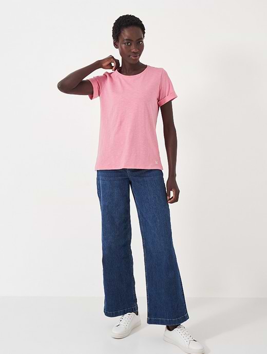 Perfect crew tee pink store