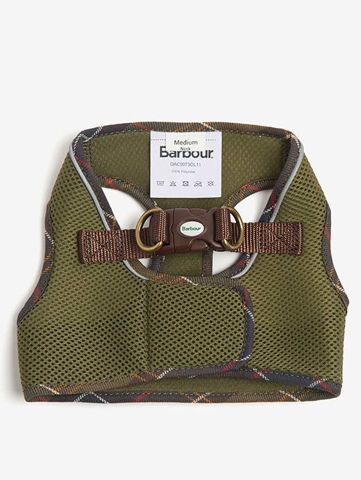 Barbour Mesh Dog Harness Olive