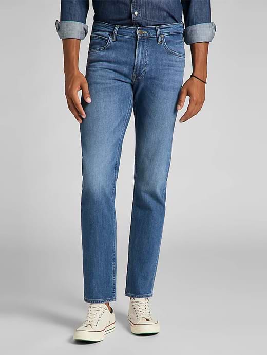 Lee Men s Daren Zip Fly Jeans Dark Freeport