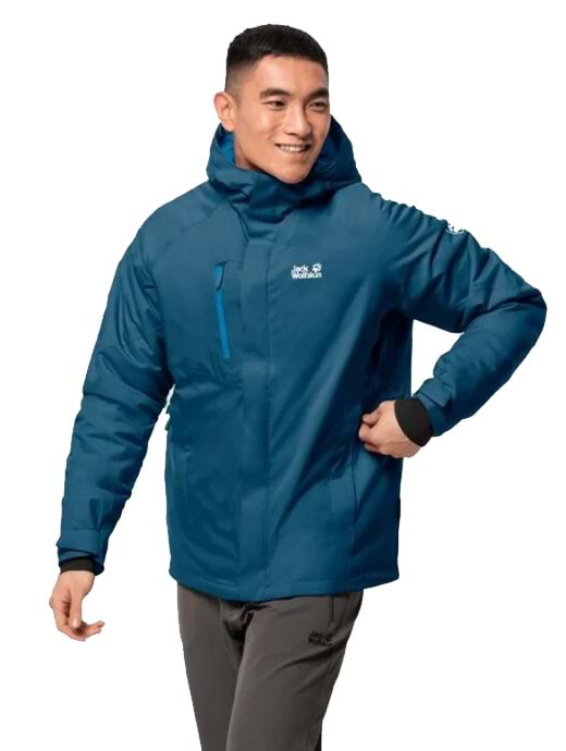 Jack Wolfskin Men s Troposphere Jacket Dark Cobalt