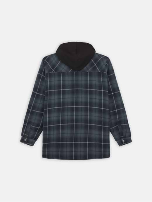Mens fleece flannel on sale jacket