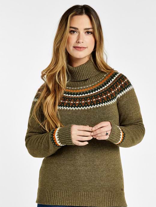 Dubarry Women's Riverdale Knitted Sweater Dusky Green