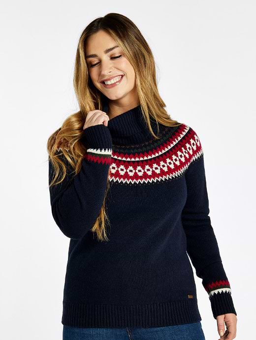 Dubarry Women's Riverdale Knitted Sweater Navy
