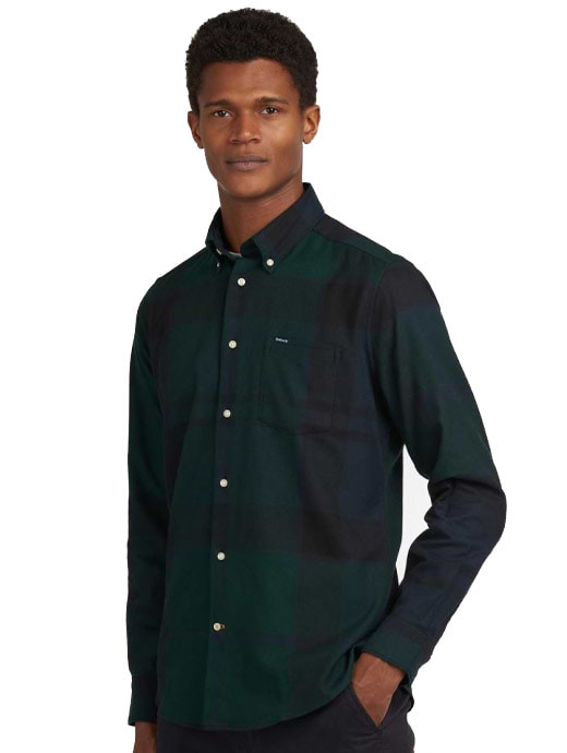 Barbour dunoon shirt graphite store