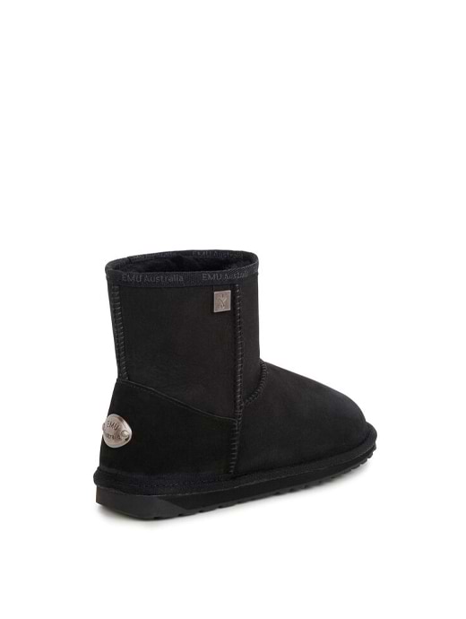 EMU Australia Women s Platinum Stinger Slim Mini Sheepskin Boot Black