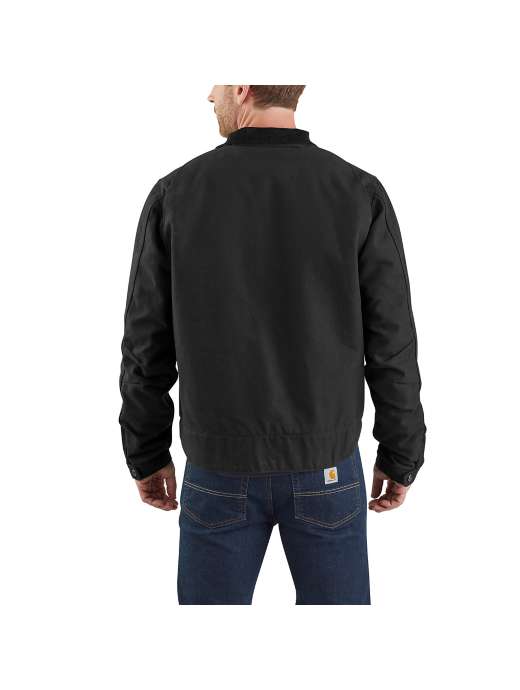 Carhartt Duck Detroit Blanket Lined Jacket Black