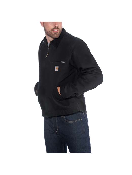 Carhartt men's duck discount detroit blanket lined jacket