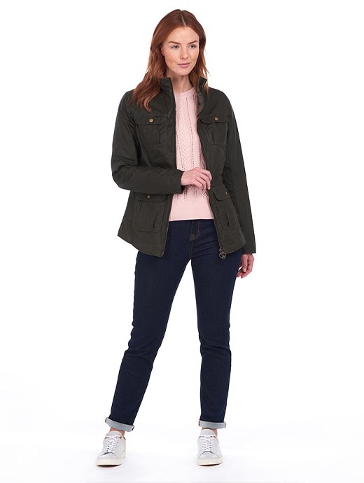 Barbour Lightweight Filey Wax Jacket Archive Olive