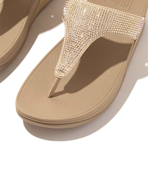 FitFlop Fino Bauble Bead Thong Wedge Sandals | Dillard's