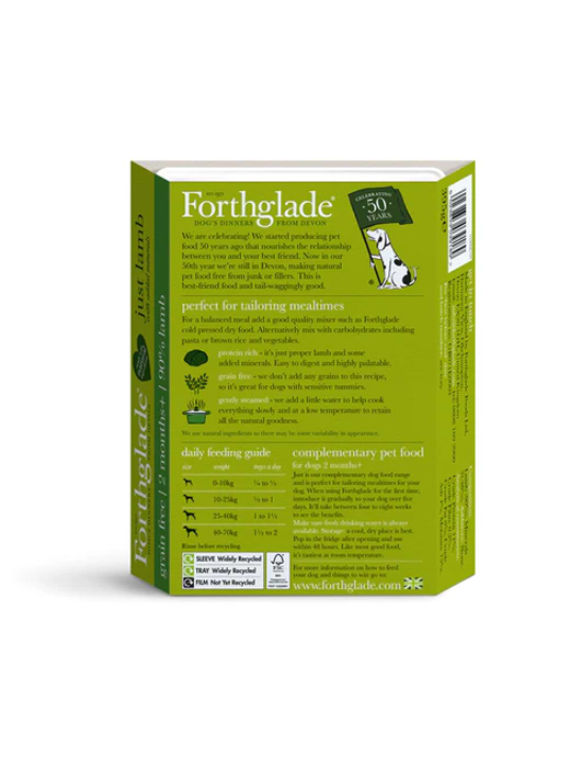 Forthglade Just Lamb Natural Wet Dog Food