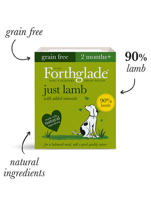 Forthglade Just Lamb Natural Wet Dog Food