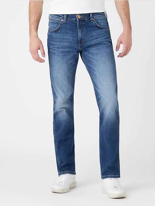 Wrangler Greensboro Low Stretch Jeans Blue Sweep