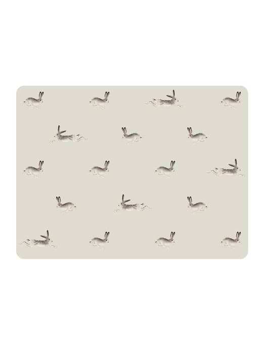 Sophie Allport Set of Four Placemats Hare