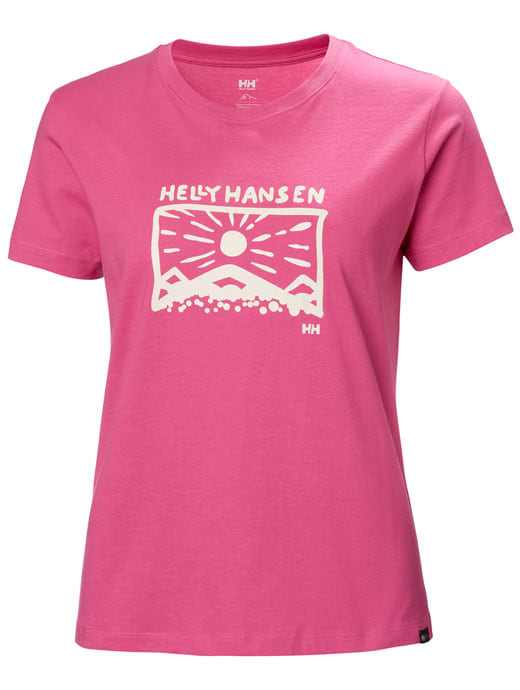 Helly Hansen Women's Organic Cotton T-Shirt Pink