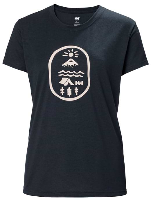 Helly Hansen Women's Skog Recycled T-Shirt Navy