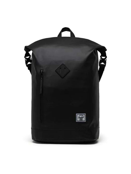 Herschel Roll Top Pouch Backpack Black