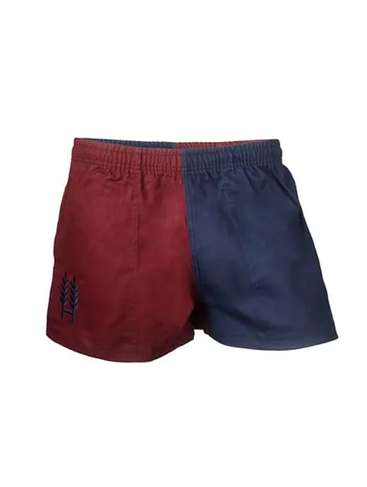 Hexby Harlequin Shorts Claret/Blue