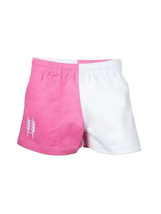 Hexby Unisex Pink/White Harlequin Shorts