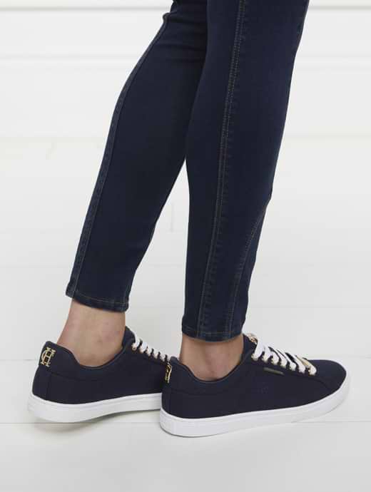 Holland Cooper Chelsea Court Trainer Ink Navy