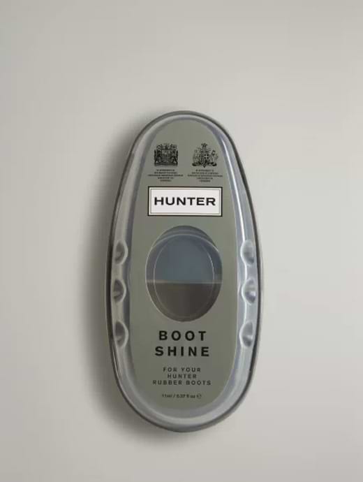 Hunter boot shine top
