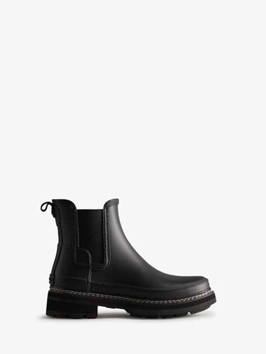 Hunter refined black boots on sale